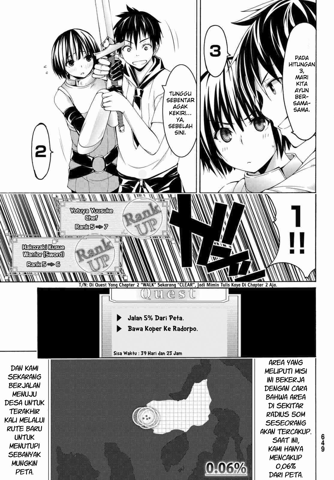 100-man no Inochi no Ue ni Ore wa Tatteiru Chapter 03 Bahasa Indonesia